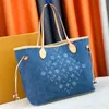 Dżinsowa niebieska designerka torba kobiet Wysokiej jakości torba na ramię słynna torebka projektantka duża torba na zakupy kupującego lady mamusi torebki kompozytowe