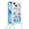 Custodie telefoniche a quicksand per iPhone 15 14 13 12 11 mini più max xr xs xs pattern cover di back -case floreale