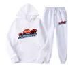 Nuovo set sportivo per maglioni con cappuccio con cappuccio con cappuccio Casual Fashion Men S e Women Casual