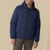 Kanada Mens Ceket Aşağı Ceket Tasarımcısı Kanadalı Parkas Kış Ceket Lüks Çift lacivert Siyah Ceket Moda Ming Dış Mekan Hafif% 90 Beyaz Kaz Aşağı 44