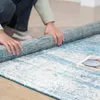 Carpets 200x300cm à laine à laine à laine à laine tapis en soie bleu tapis intérieur contemporain (HL05)