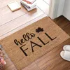 Carpets Fall Counter Dormat Welcome Pumpkins Mat de porte non glissade Mattes de sol de la ferme d'automne Couverture moderne décorative avec glands