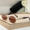 Women's Oval Frame Sunglasses SPR65Z Men's Metal Glasses Designer Sunglasses Retro Small round frame Sexy little woman with box