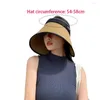 Berets vielseitiger leerer Top -Hut trendy Einfacher Eimer Verstellbarer Weitkrempe Fischer Sommer