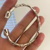 Bangle Weiyue S925 Sterling Silver Thorns Rose Ladies Armband Retro Fashion Sweet Flower Wedding Party Jewelry Hand