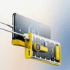 Банки питания сотового телефона 5000mah Power Pack с кабелем 66 Вт быстрой зарядки Портативное внешнее зарядное устройство, подходящее для iPhone Xiaomi Samsung J240428