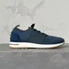 LP wool blend low top men's sneakers lace-up knit lightweight breathable fashion fully matched thick soles non-slip casual shoes