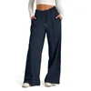 Women's Pants Women Straight Leg Sweatpants Wide With Elastic Drawstring Waist Pockets Comfortable Lounge For Spring