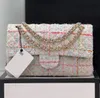 10A 럭셔리 여성 가방 가방 가방 크로스 바디 백 핸드백 브랜드 가방 가방 어깨 가방 클러치 플랩 하프 가방 가방 가방 모직 양모 다이아몬드 격자 시리즈 가방 최고 품질 C112