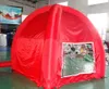 도매 고품질 야외 3/4/5m 흰색 또는 빨간색의 풍선 거미 정사각형 텐트는 상업 쇼, 캠핑, 이벤트에 내구성이있는 4 개의 다리가 있습니다.