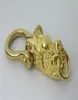 Edition Dragon Head Fob Solid Brass key chain Ring hook wallet clip Copper Gift Halloween Cosplay Key Ring Car Keychain Pendant4355225379