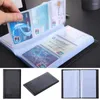 Storage Bags Sell Creative Card Case Holder Black Leather 120 Business Name Book Wallet Cover Pouch Folder