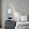 Wall Lamp 3w Modern Hose El Room Bedside Flexible Led Reading Mounted