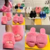 Platform helling wortel mink haar slippers dameshakken hakken muilezels vacht met lederen sexy fashion diner sandalen ontwerper open teen hoge hakken fabrieksschoenen originele kwaliteit