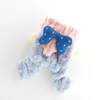 Cucciolo di abbigliamento per cani da cappuccio con cappuccio con cappuccio dolce dot bowknot salta per animali