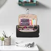 Sacs de rangement sacs d'organisateur portable en cuir Velvet Cable numérique Produit numérique Produit pour le gymnase Travelt Home