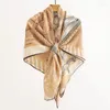 Sjaals winter grote warme wollen sjaal gigantische kasjmier wraps dames merk luxe print vierkant cape stal deken 130