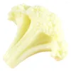 Dekorativa blommor blomkålmodell pvc broccoli skiva prop simulering liv gilla falsk konstgjord plast