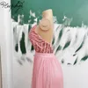 Robes de fête belles robes de soirée rose arrière sans dos 2024 en stock une ligne spaghetti bretelles tulle sexy femmes formelles robes en gros en gros