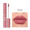 Brilho labial fosco à prova d'água 12 cores longlesting copo não pegajoso não feita de veludo vermelho líquido sexy lipstick women lips maquiagem 240425