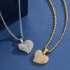 Designer -Anhänger Halsketten hochgradige Diamond Love Zink Legierung Hip Hop Street Trendy gebratene Teig Drehungen Ketten Halskette für Männer und Frauen