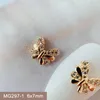10pcslot 3D Opal Butterfly Alloy Nail Art Zircon Pearl Crystal Metal Manicure DIY Nails Accesorios Supplies Decorations Charms 240426