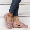 Round Womens Summer Flat Toe Retro Button Sandals Comfy Mary Jane Comfortable Shoes for Women Plus Size 43 240412 9f8f