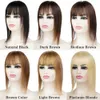 Doreen 13*13cm 8 12 Skin Scalp Topper Hair Piece with Bangs 100% Real Remy Natural Human Hair Topper for Women with Thin Hair 240423