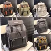 New Hot Designer Backpack Men and Women Fashion Backpack Bag Bag Classic Old Flowers Flipe Drawtring Clip Open and Close Jacquard Leather School Sagch Mackpack