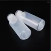 Storage Bottles 30pcs 10ml 20ml 30ml Plastic PE Flip Lid Lotion Squeezable Cosmetic Sample Container Travel Liquid Screw Cap Fill Vials