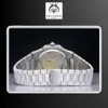 Premiumkvalitet isas ut helt handgjorda antika Moissanite -diamantfastare vattentäta klockor tillgängliga för globala köpare