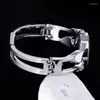 Armbanduhr Herzgeformte Armband Uhr Women sieht Luxus -Strass -Damen -Damen Steel Clock Zegarek Damski