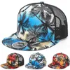 Ball Caps Cool Hawaiian Coconut Tree Hip Hop Unisexe Summer Séchage rapide Camionneur Élevant Brim Flat Baseball Cap Women Men Hat