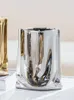 Vaser Lätt lyxig elektropläterad guldvas vardagsrummet exempel blommor arrangemang och dekorativ dekoration kreativ uppsättning
