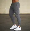 Masowe mężczyzn siłowni Pure Color Pants Joggers Fitness swobodny długi trening chude spodnie dresowe joggerowe spodnie dresowe 240425