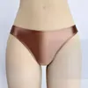 Culotte de femmes de lingerie brillante glacée sous-vêtements en soie de glace sans couture plus taille sexy basse taille