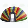 Customized Outdoor Regenbogenfarbe Großer aufblasbarer Muschelzelt -Riese Event Kuppel Marquee Konzertbühne Cover Zelt zu verkaufen