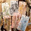 Gift Wrap 20 PCS Vintage Long Strip Stickers Pack Dekorativ Scrapbooking Diary Hand Made Junk Journal Supplies