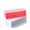 Bits 1PCS 30 Holes Nail Drill Bits Storage Box White Dustproof Drill Bit Case Holder Nail Tools for Acrylic Nail Drill file Bits