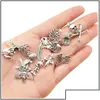 Charms charms tibetanska sier armband tillbehör hängen till salu mix 100 st lot pack i bk diy örhänge smycken fynd grossist d d dhghe