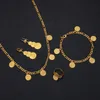 Necklace Ethlyn Coin Set Orens Antique Coin Coin Braceletringsnecklace Medio Oriente Musulmani Insiemi di donne islamiche My1507 240410