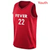 2024 Custom 22 Caitlin Clark Jersey Unisex Indiana Fever Caitlin Clark Red 2024 Draft Rebel Edition Victory Jouer Jouer Jersey