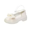 Mujeres Plataforma gruesa Mary Janes Lolita zapatos Partes de fiesta Sandalias de verano Cadena de proa Mujer Moda Oxford Zapatos 240419