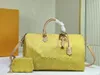 Reisetasche Frauen Luxury Duffle Tasche Männer Duffel Gepäck klassische Rollbeutel weiche Koffer Farbdruckhandtasche