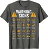 Мужские футболки смешные предупреждение о вождении.