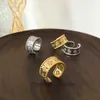 Designer Luxo Jóias Anel de Jóias Vancllf Exquitação Exquiva Temperamento Único e o mesmo Ring Ring Indicor de Padrão de Zircão de Zirco