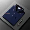 T-shirt maschile 2024 New JLindeberg Brand Men Business Polo Short Short Slve Summer Summer Strt Top T240425