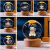 3D Crystal ball Crystal Planet Laser Engraved Solar System Globe Astronomy Gift Birthday Gift Glass Sphere Home Decoration 240424