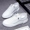 Sapatos casuais de verão masculino grosso de grossa branca primavera outono plataforma respirável tennis mulher tendência de cabeça redonda sneaker2024
