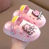 Animal mignon Baby garçons Slippers Summer Kids Cartoon Sandals Toddler Beach Chaussures Girls glisse d'enfants 240426